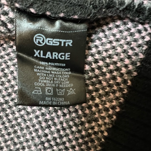 RGSTR Humanity Size XL Sweater Jet Black Gray-Pink. - Picture 3 of 10